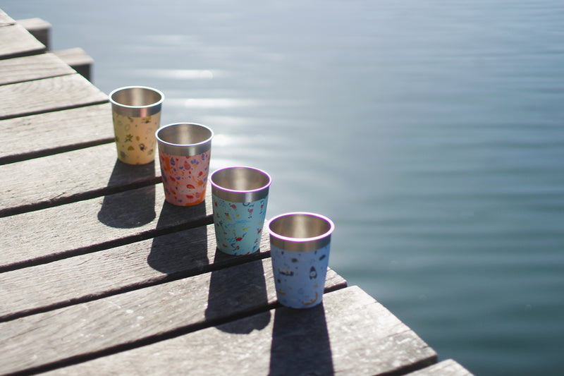 SIGG Kindertrinkbecher Daydream 0,35l Edelstahl 4er Set