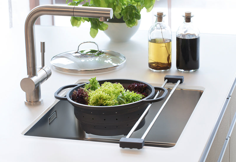 BRAINSTREAM Spültuchhalter & Abtropfer Drip.line grau