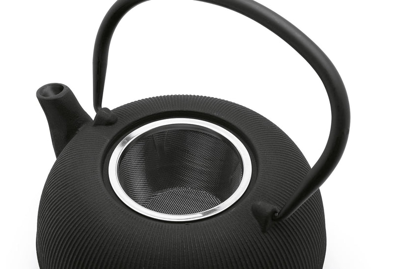 BREDEMEIJER Geschenkset Sichuan (Teekanne 1l mit 2 Teebechern 100ml) schwarz