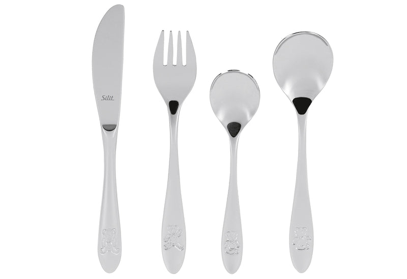 SILIT Kinderbesteck Pezzy Set 4teilig