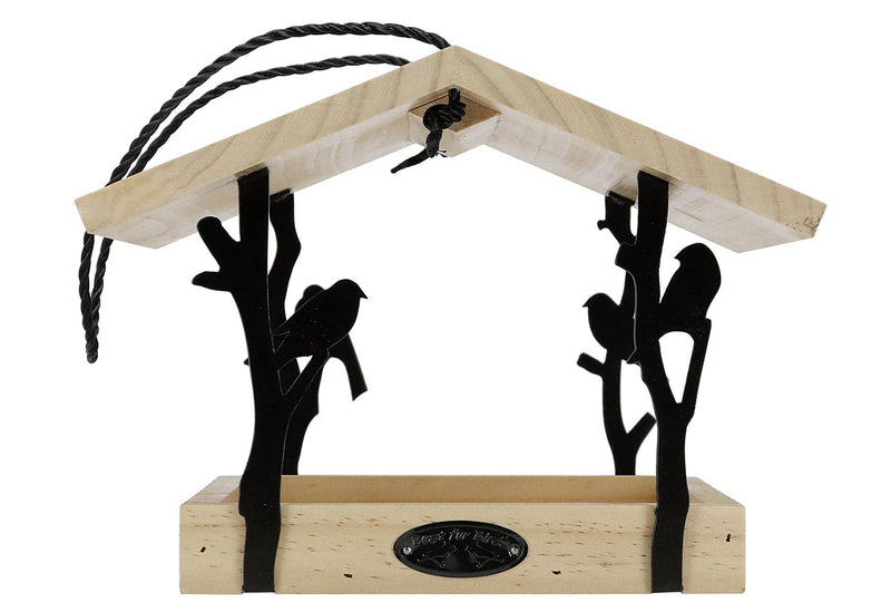 ESSCHERT Vogelfutterhaus Zilpzalp zum Hängen 24,5x24,5x18,3cm