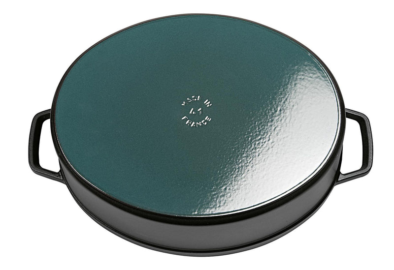 STAUB Cocotte Schmortopf oval new Classic Gusseisen 6,7 l 33cm schwarz