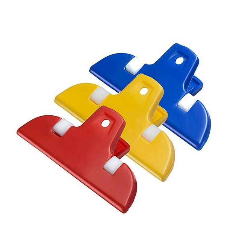 WESTMARK Beutel-Clips Kunststoff 7x3,5x2,3cm farbig sortiert 3Stück