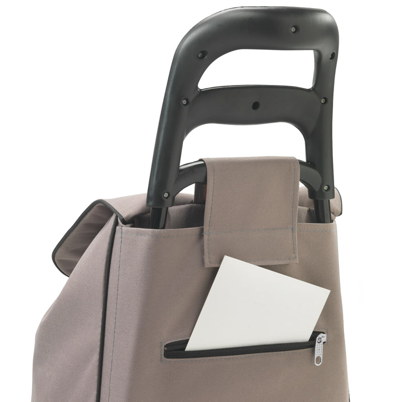 METALTEX Shopping-Trolley 50L Krokus mit Kühltasche braun