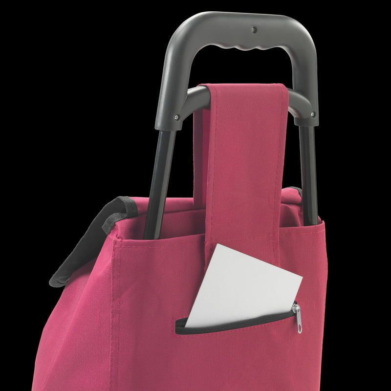 METALTEX Shopping-Trolley 40L Daphne mit Regenschirmtasche bordeaux