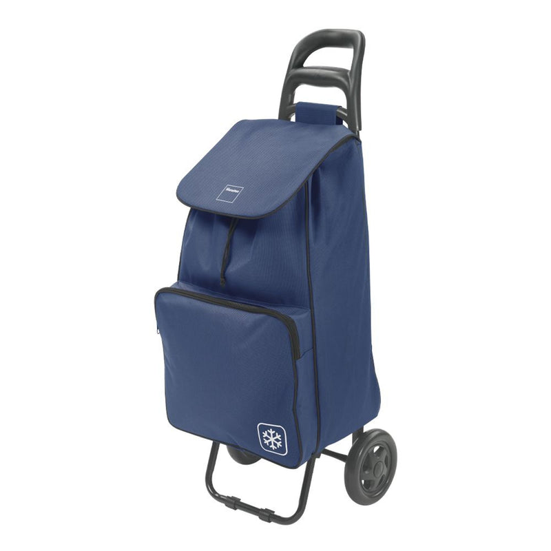 METALTEX Shopping-Trolley 50L Krokus mit Kühltasche  blau