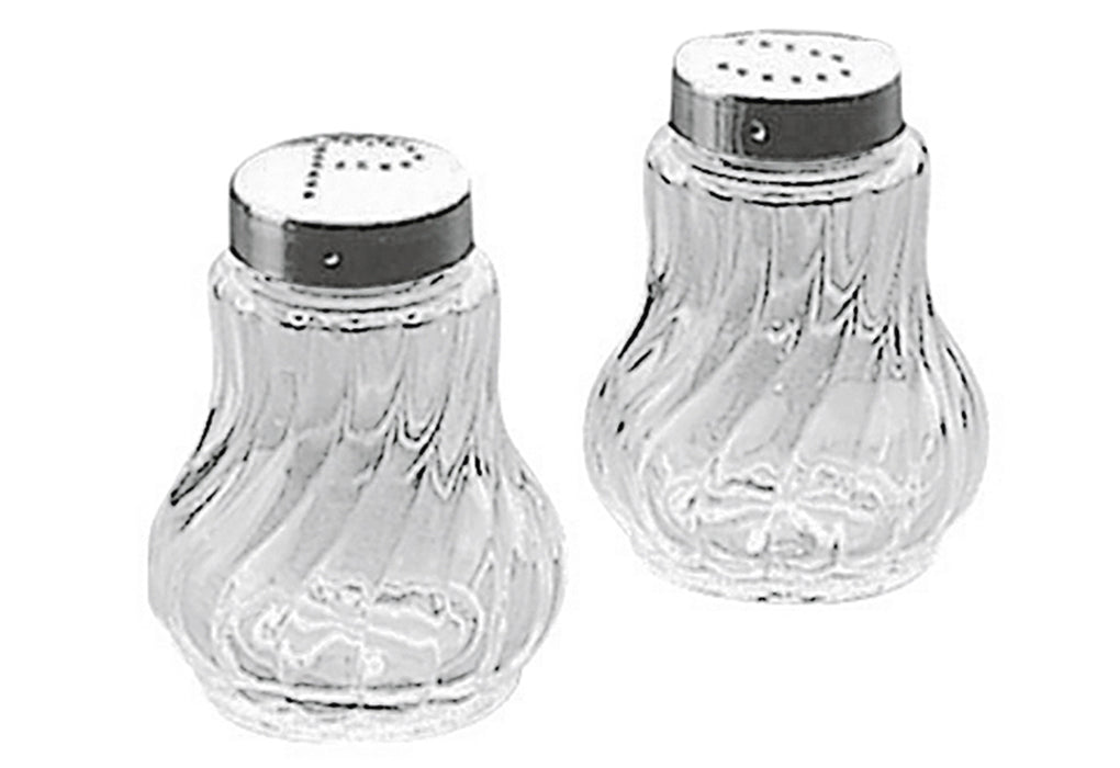 METALTEX Salz&Pfefferstreuer-Set Glas 7cm 2teilig