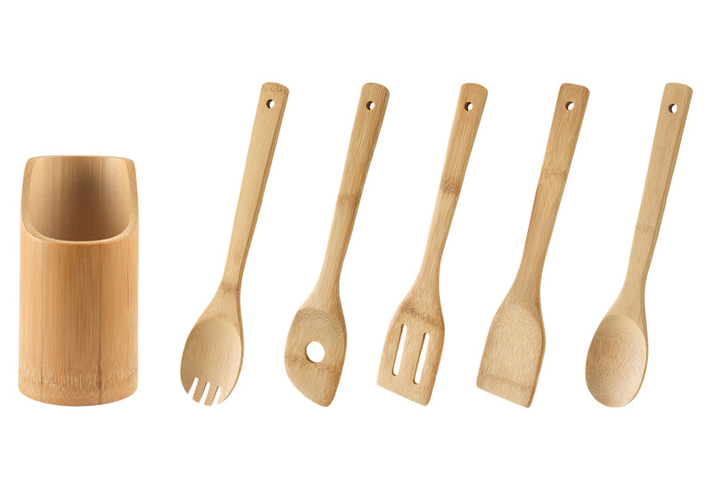 METALTEX Küchenhelfer-Set Bambus 5teilig