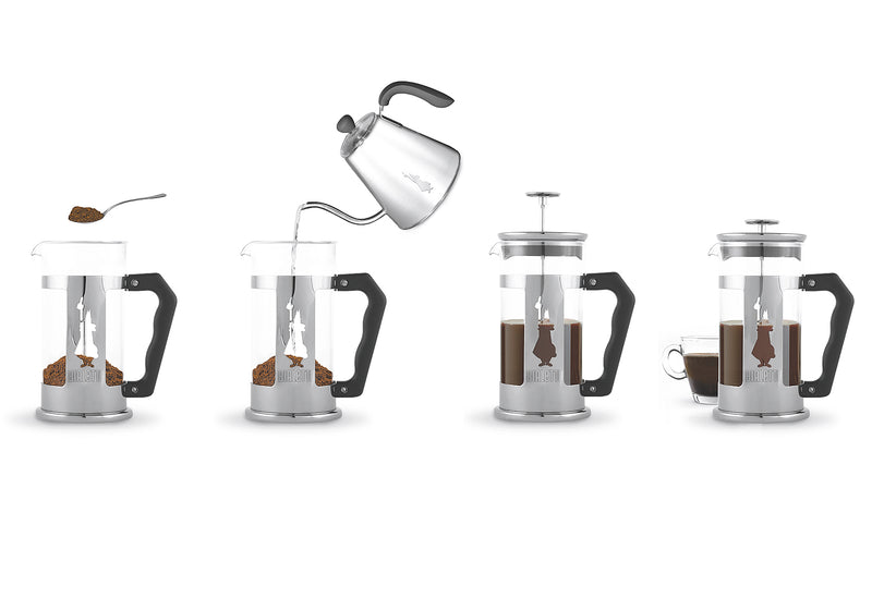 BIALETTI Kaffeebereiter Smart 350ml schwarz