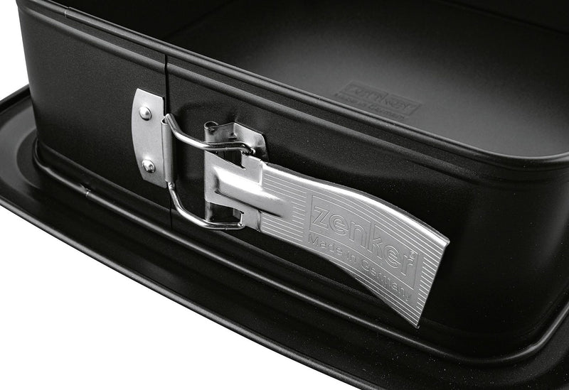 ZENKER Springform 24x24cm quadratisch Bake, Click & Go mit Haube und 2 Magnetschildern