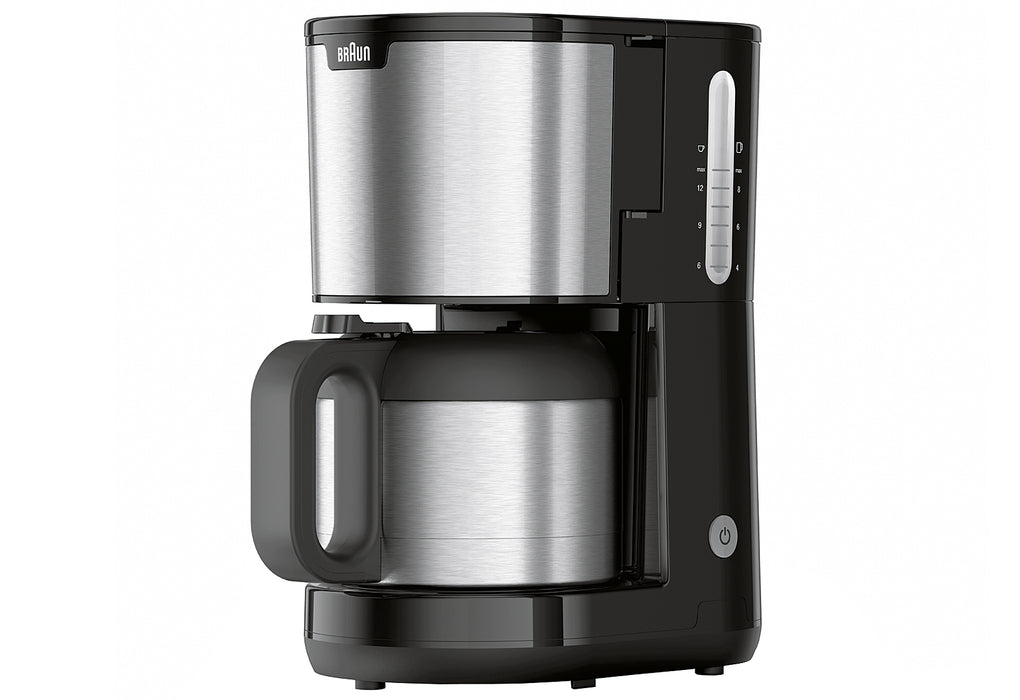 BRAUN Kaffeeautomat KF 1505 BK PurShine 9 Tassen Thermo schwarz