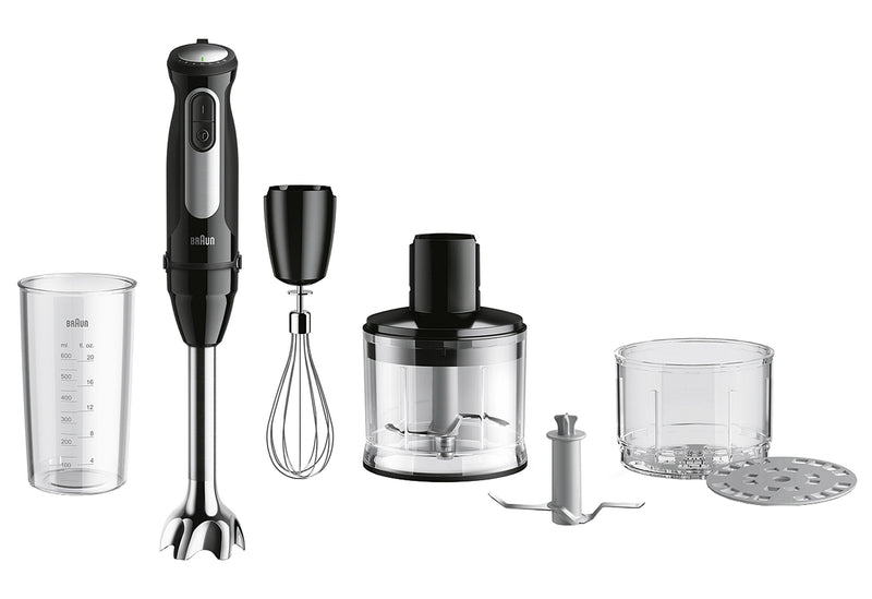 BRAUN Stabmixer MQ 55254M 1000Watt schwarz/ Edelstahl