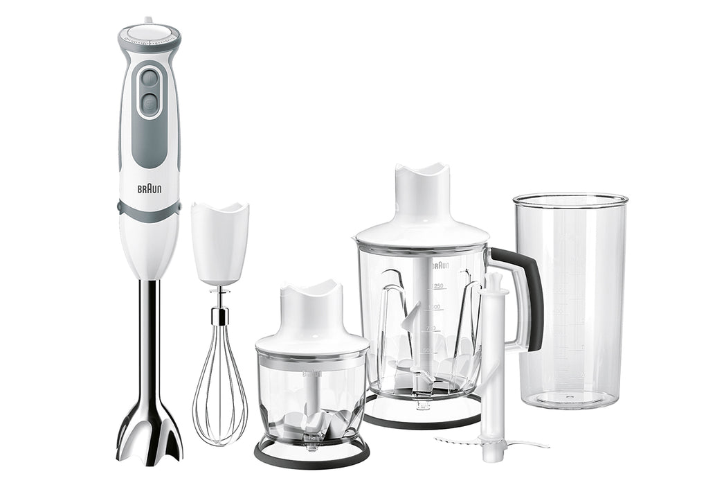 BRAUN Stabmixer MQ 5245 WH MultiQuick 5 Vario weiß/grau