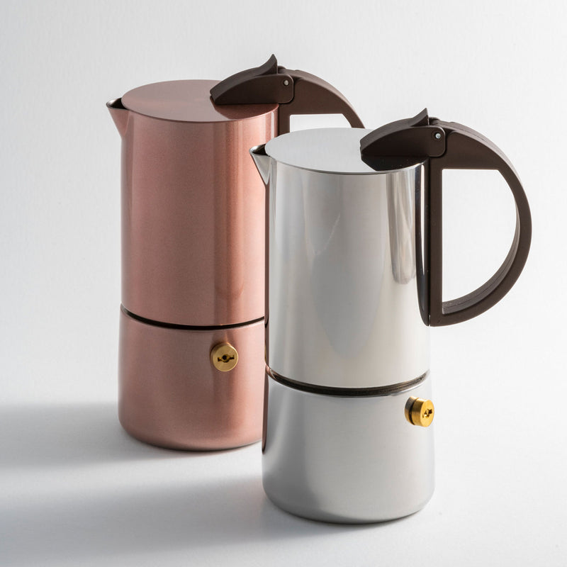 CHICCA - Espressokocher, goldrose, 6 Tassen