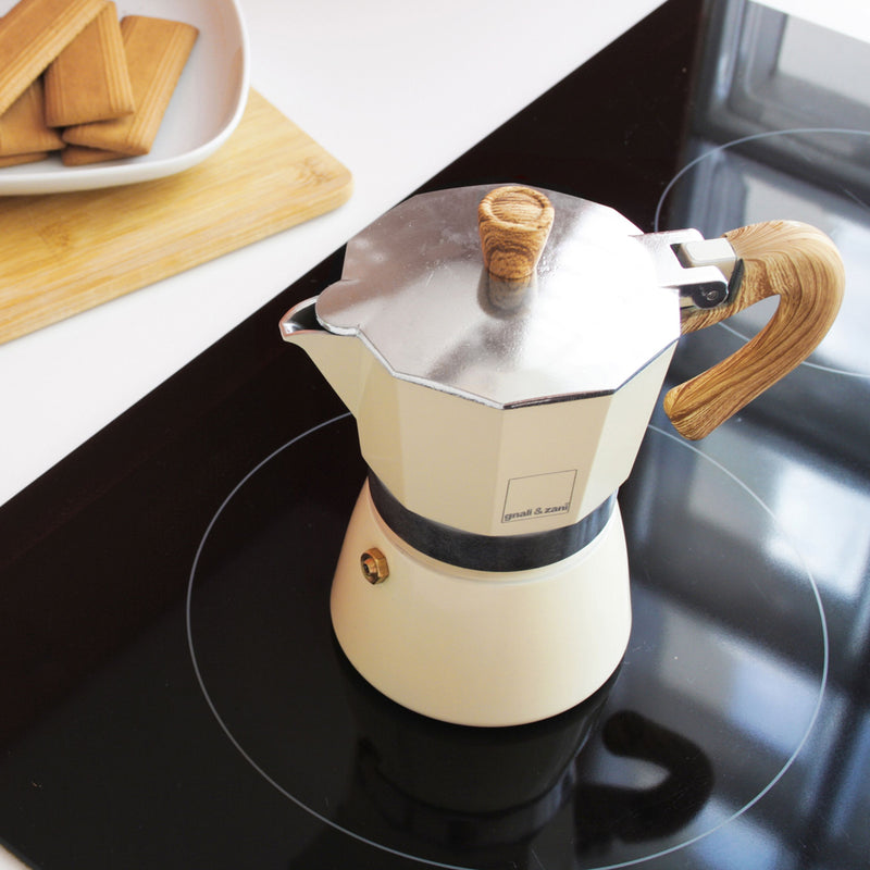 Venezia - Espressokocher, creme, 3 Tassen