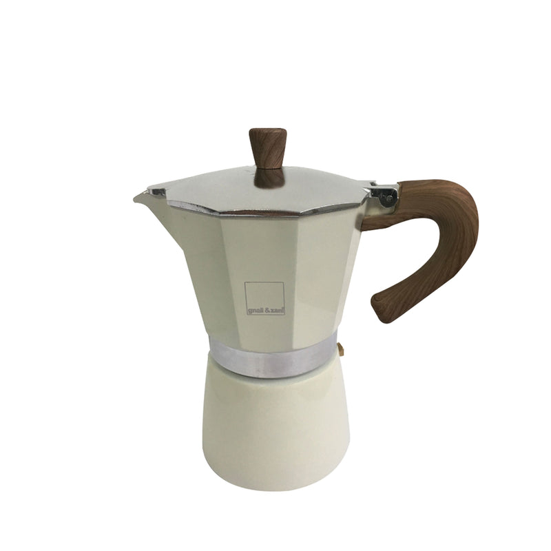Venezia - Espressokocher, creme, 6 Tassen
