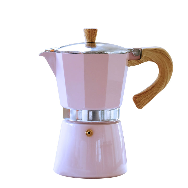 Venezia - Espressokocher, rosa, 9 Tassen