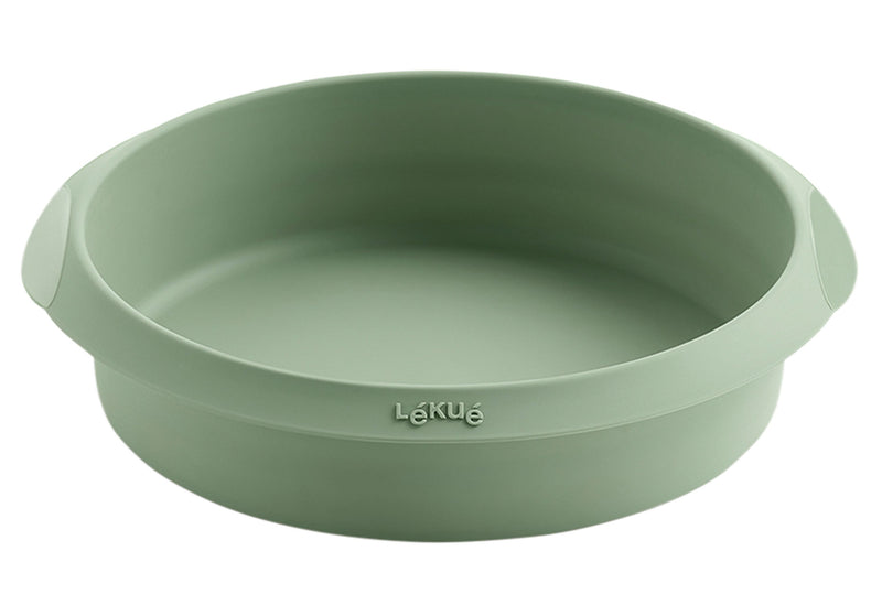 LEKUE Silikonform für Airfryer Ø20cm grün
