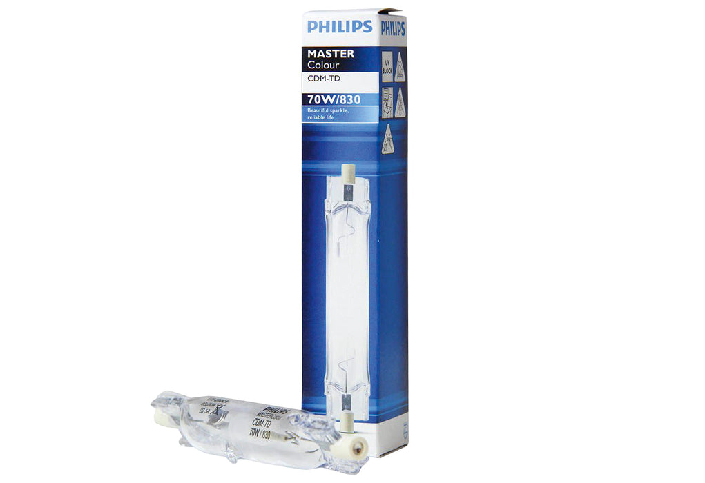 PHILIPS Metallhalogendampflampe RX7s 6500lm 70 Watt/830 119