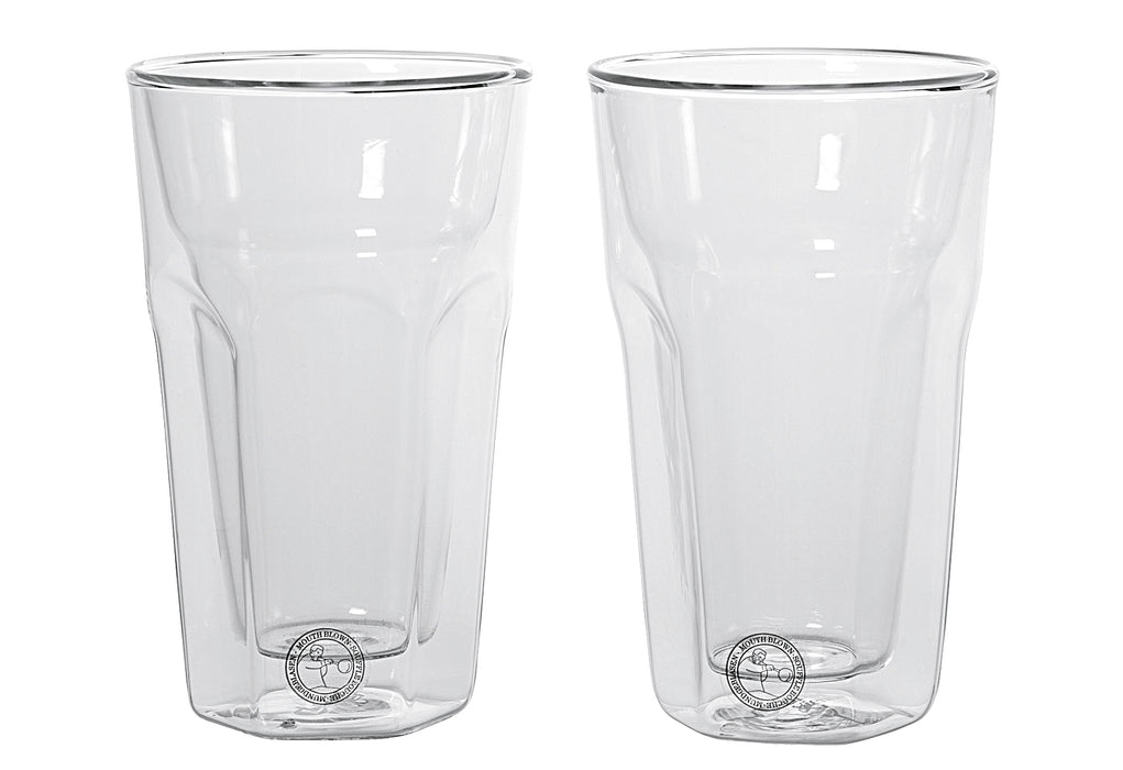 LEOPOLD Latte Macciato-Glas 280 ml 13cm Ø9cm 2er Set