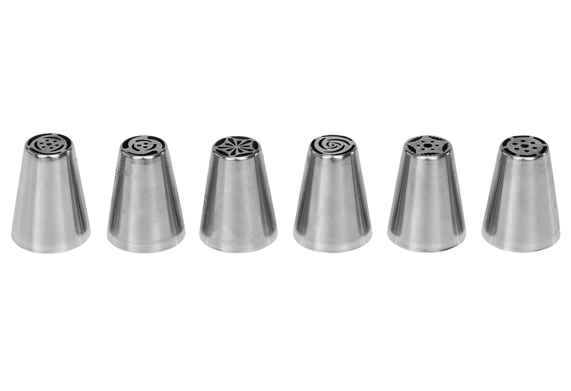 PATISSE Spritztüllen Set Blüten 6teilig Edelstahl