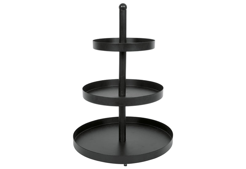 Etagere 3stufig schwarz