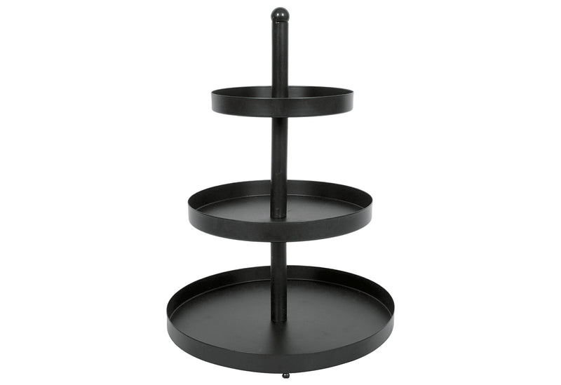 Etagere 3stufig schwarz