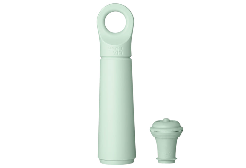 VACU VIN Weinpumpe Loop mit 1 Stopfen jade