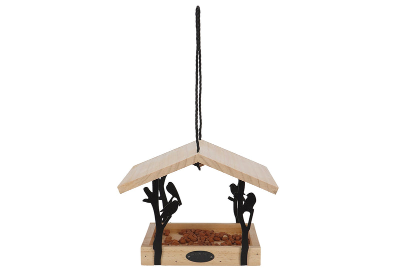 ESSCHERT Vogelfutterhaus Zilpzalp zum Hängen 24,5x24,5x18,3cm