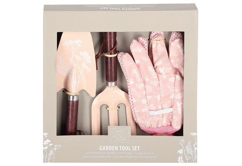 ESSCHERT DESIGN Gartengeräte und Handschuhe im Set sortiert
