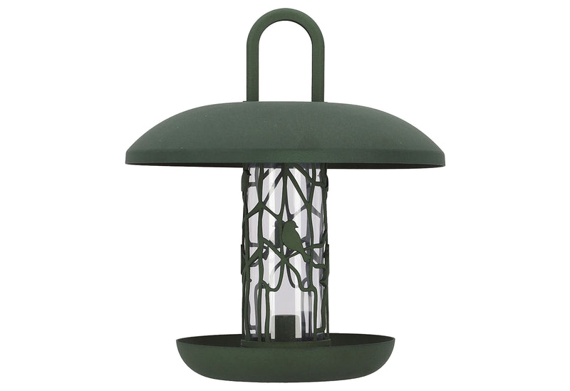 ESSCHERT Futtersilo mit Schale recycelt 26,5x26,5x29,9 cm