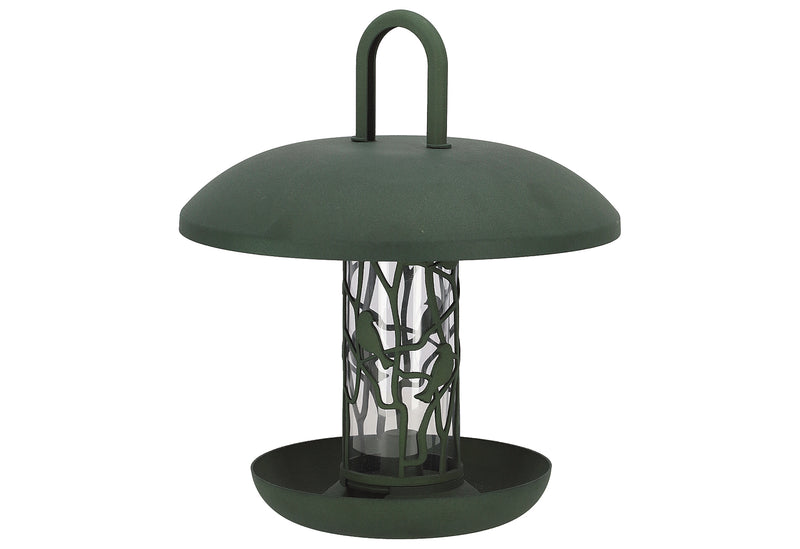 ESSCHERT Futtersilo mit Schale recycelt 26,5x26,5x29,9 cm