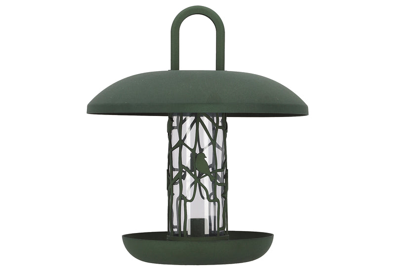 ESSCHERT Futtersilo mit Schale recycelt 26,5x26,5x29,9 cm