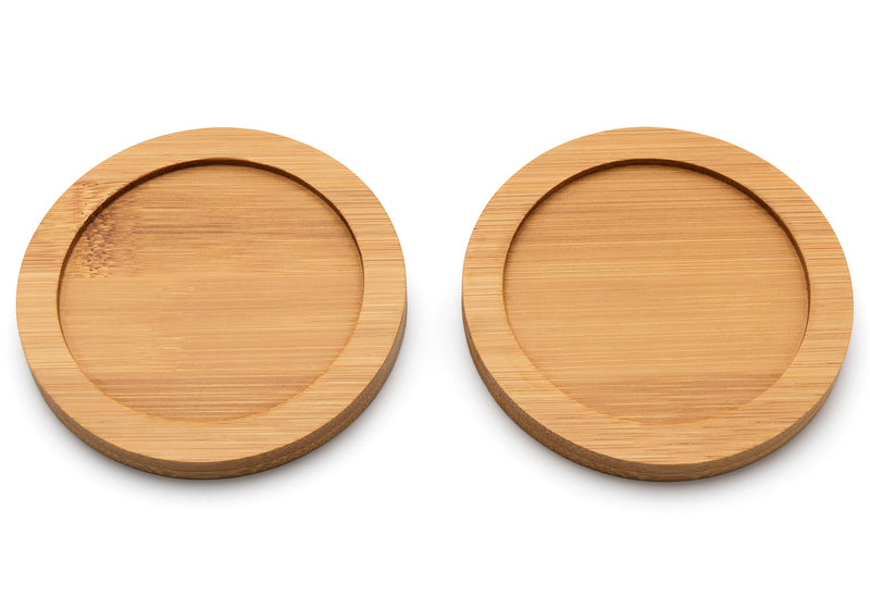 BREDEMEIJER Teebecher Umea mit Untersetzer 200ml 2er Set schwarz