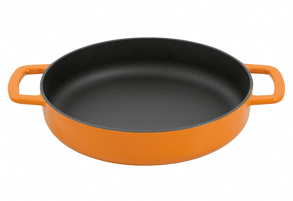 COMBEKK Bratpfanne Sous-Chef Ø24cm mit Doppelgriff orange