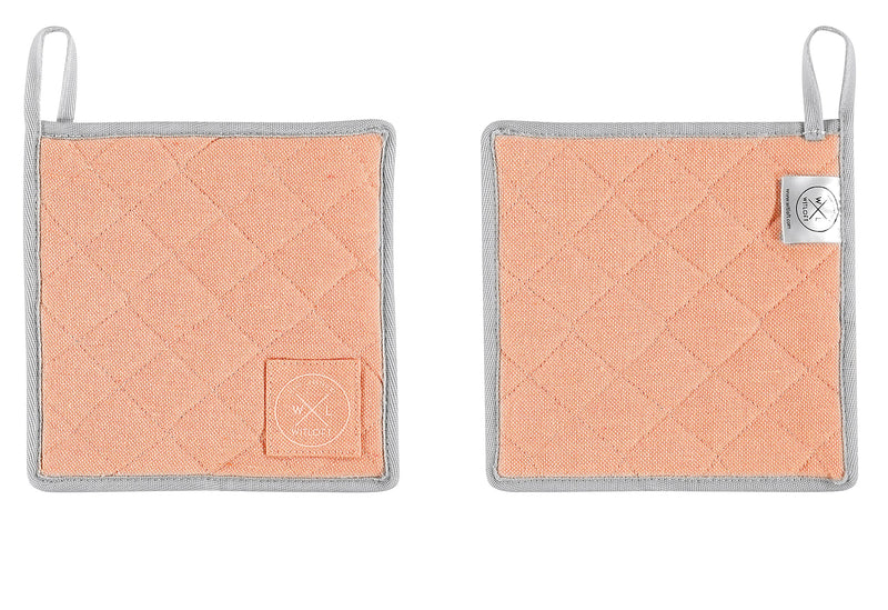 WITLOFT Topflappen One-Size salmon 2er Set