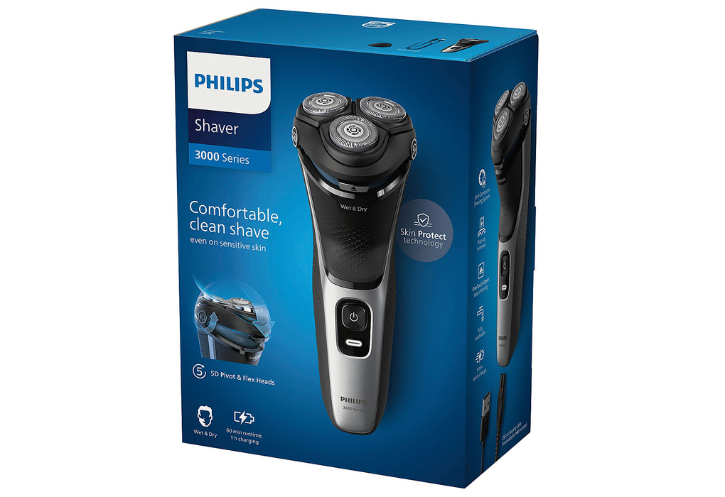 PHILIPS Rasierer S3143/00 Serie 3000 - Wet&Dry