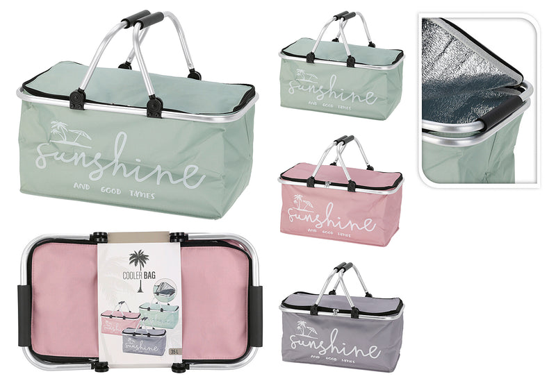 Einkaufskorb mit Kühlfunktion 35l Scandic sortiert 48x28x24cm