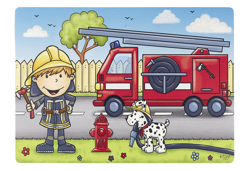 RITZENHOFF & BREKER Tischset Feuerwehrmann Bernie 30x45 cm