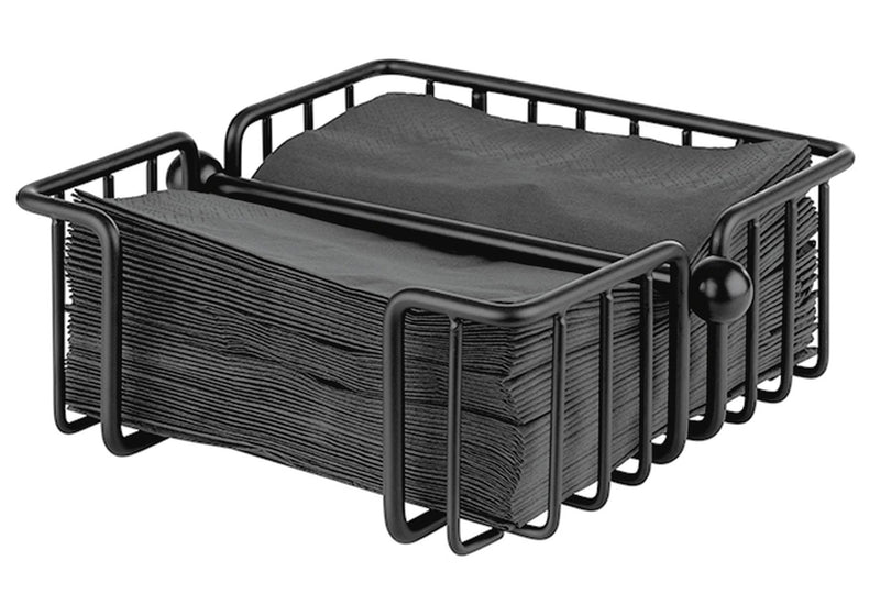 APS Serviettenhalter Metall Urban schwarz 19x19cm