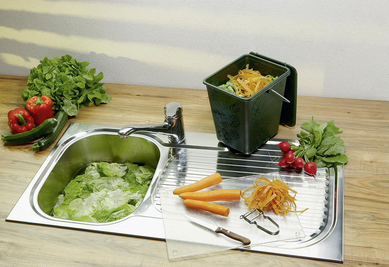 ROTHO Komposteimer Greenline 7l 26x20,8x25cm buche grün