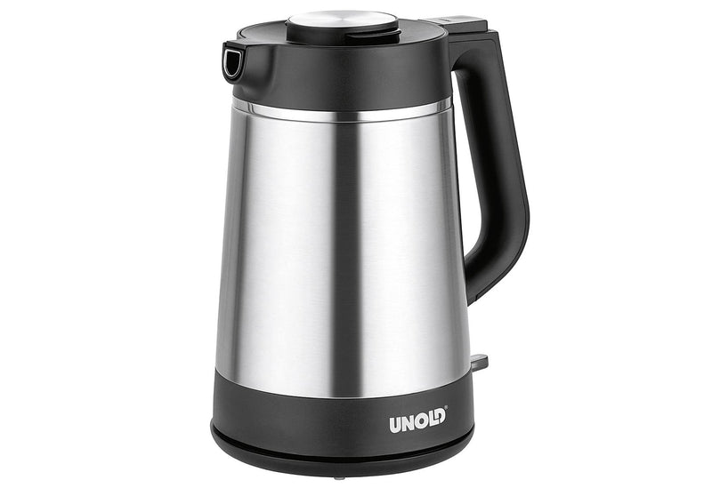UNOLD Thermowasserkocher 1,5l schwarz/Edelstahl