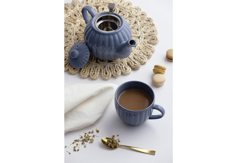 PRICE & KENSINGTON Teekanne Luxe 6 Tassen 1,1l blau