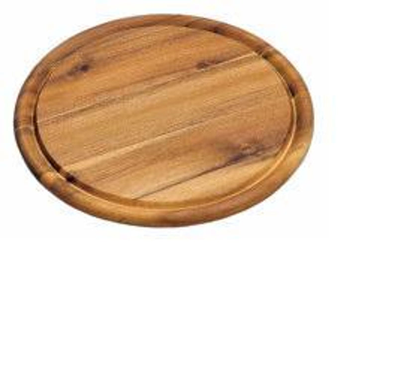 KESPER Fleischteller Akazie mit Saftrille Ø25cm