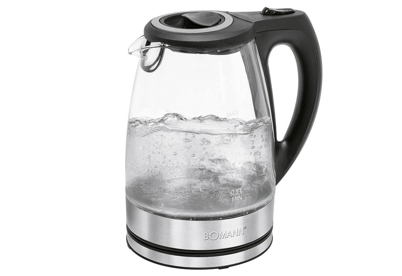 BOMANN WKS 6032 G CB Wasserkocher 1,7l 2200W Glas/Edelstahl