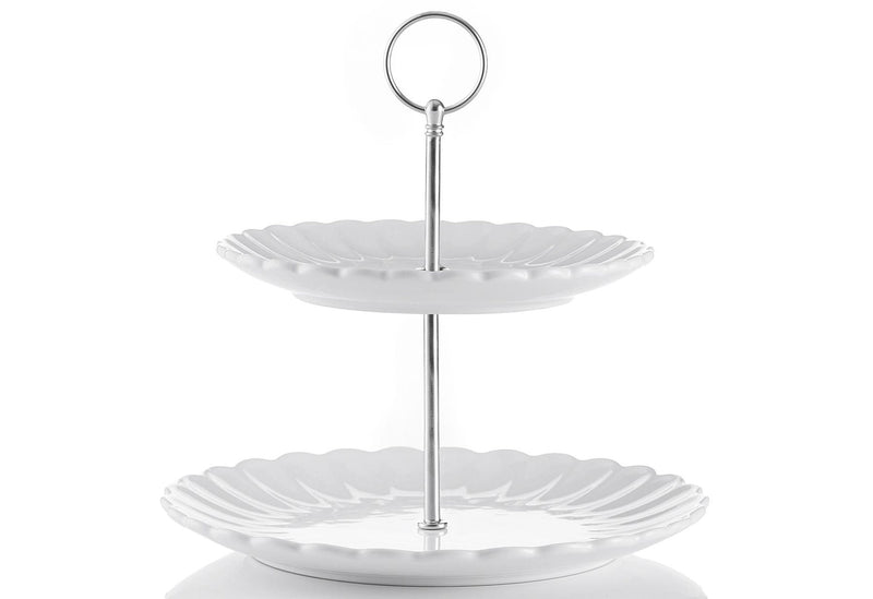 PRICE & KENSINGTON Etagere Luxe 2stufig weiß