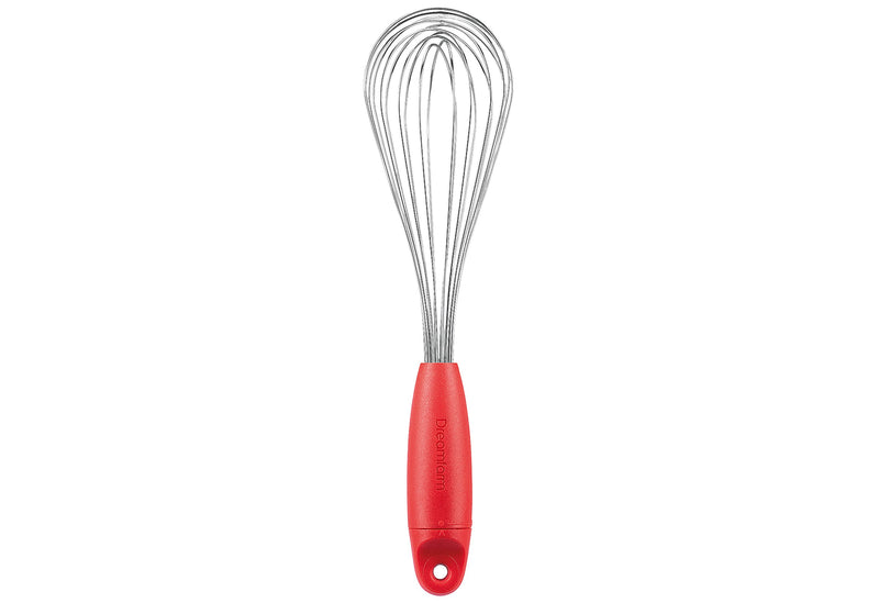 DREAMFARM Schneebesen Flisk rot