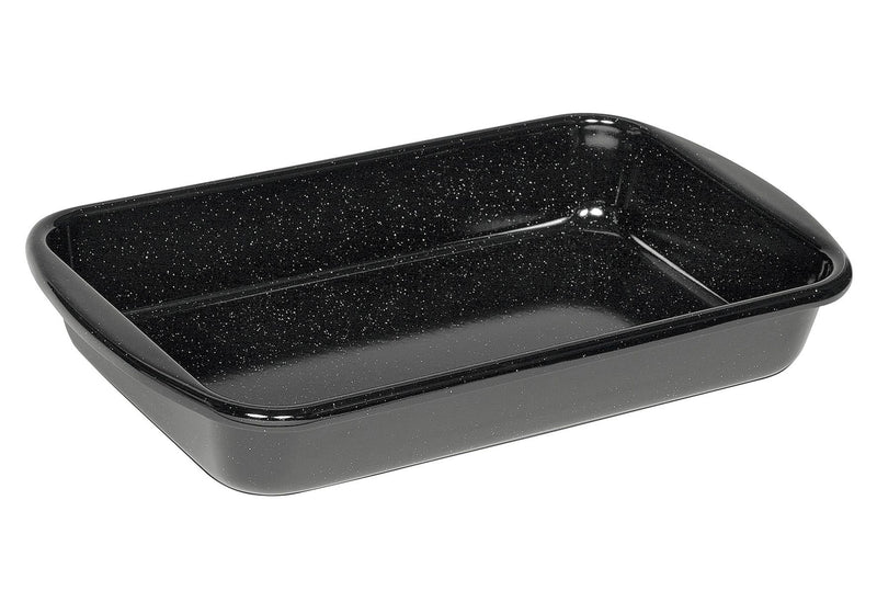 RIESS Vierkantpfanne Profi 33x42x7cm schwarz emailliert