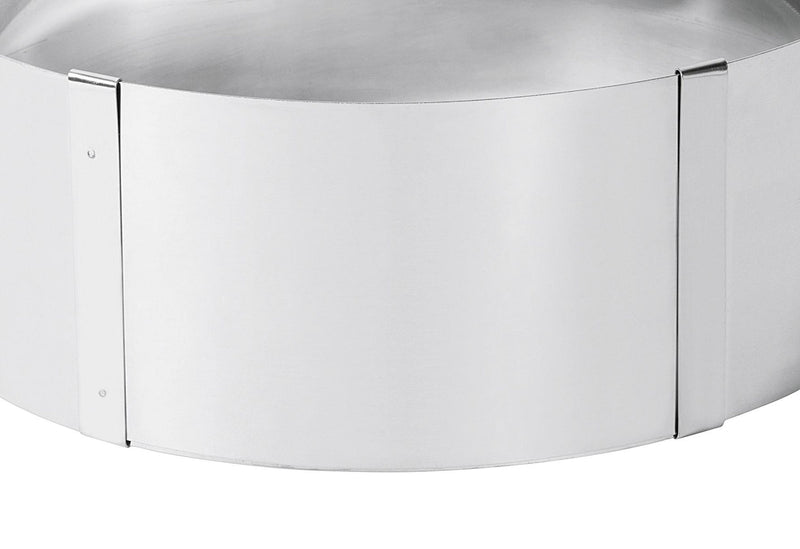 LARES Tortenring  H9cm Edelstahl