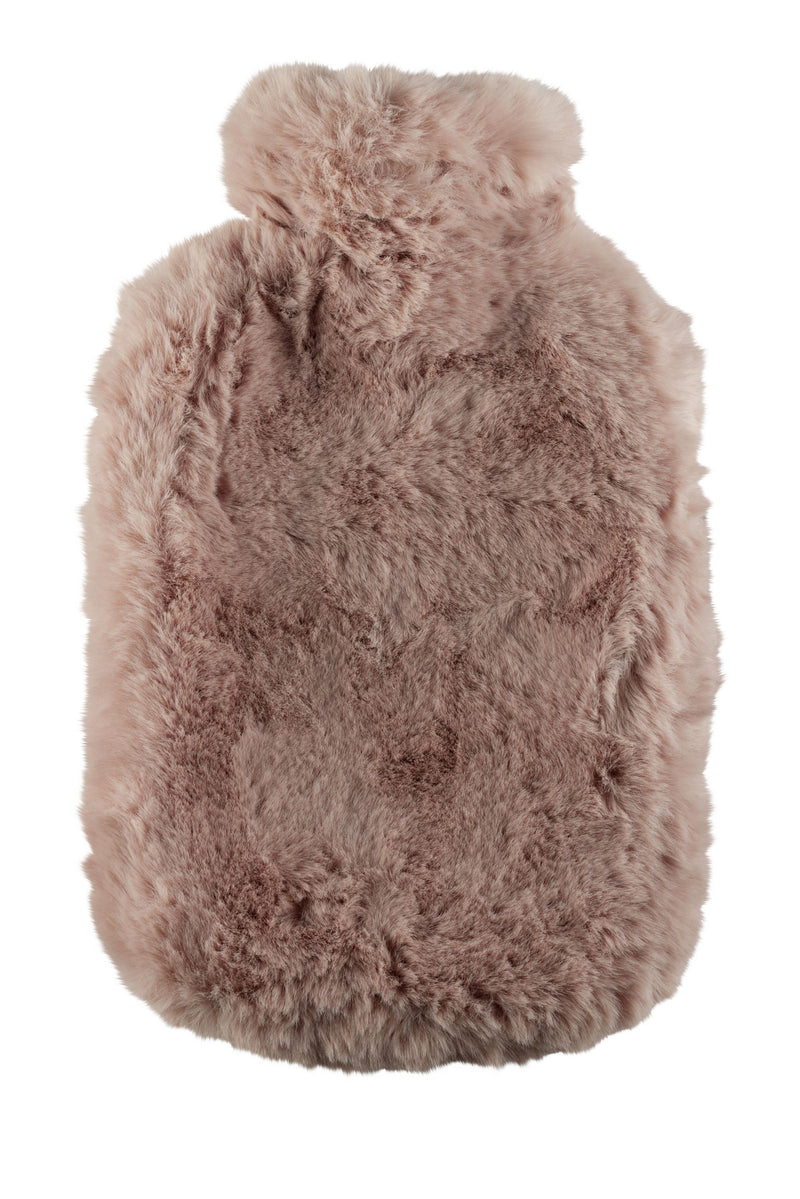 FASHY Wärmflasche mit softem Flauschbezug 2l rosa